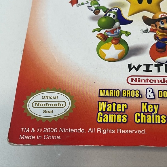 Vintage Tara Toys Nintendo Mario and Donkey Kong Key Chains Set Mario Party New - Picture 7 of 7